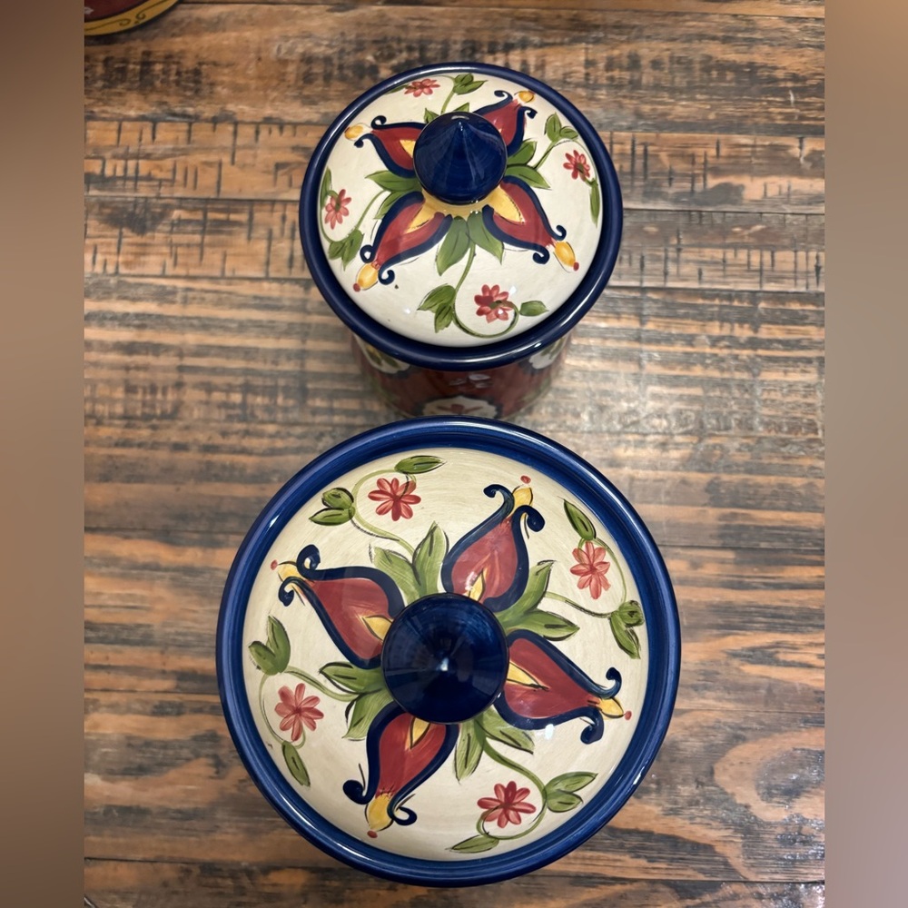 Pier 1 Vallarta Medium & Small Canisters - Picture 12 of 12